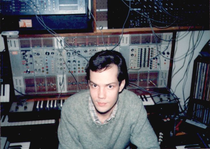 David Prescott in his studio